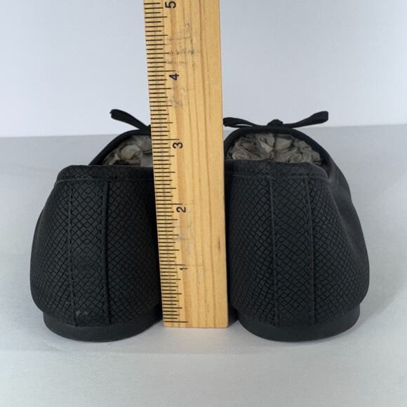 Ophelia Roe Chris Black Flats Women Size 8.5 Memory Foam Extra Comfort Ballet - Picture 8 of 12